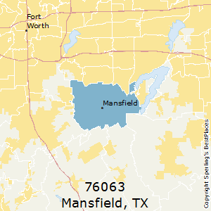 Mansfield,Texas County Map
