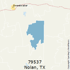Nolan,Texas County Map