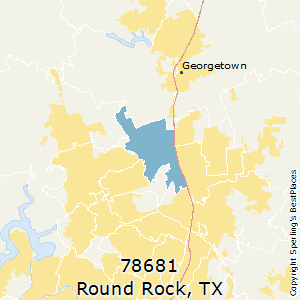 Round_Rock,Texas County Map