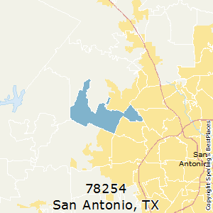 San_Antonio,Texas County Map