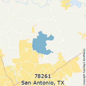 San_Antonio,Texas County Map