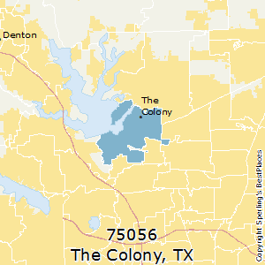 The Colony Zip Code Map Best Places to Live in The Colony (zip 75056), Texas