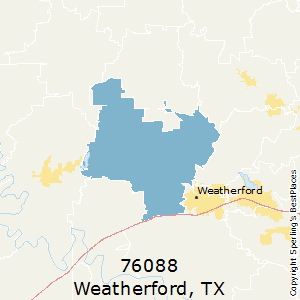 Weatherford Zip Code Map Best Places To Live In Weatherford (Zip 76088), Texas