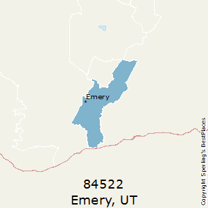 Emery,Utah County Map