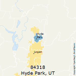 Hyde_Park,Utah County Map