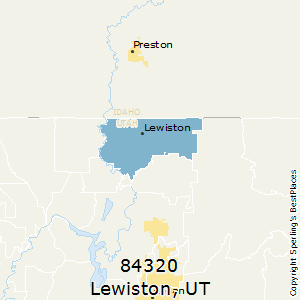 Lewiston,Utah County Map