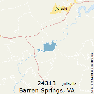 Barren_Springs,Virginia County Map