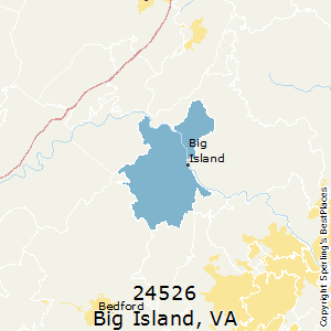 Big_Island,Virginia County Map
