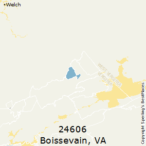 Boissevain,Virginia(24606) Zip Code Map