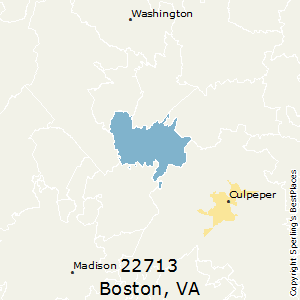 Boston,Virginia County Map