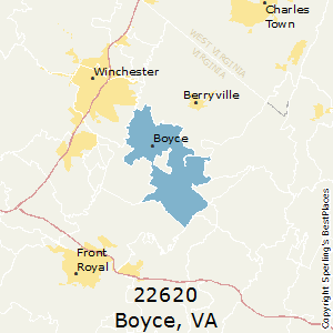 Boyce,Virginia County Map