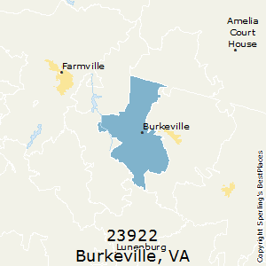 Burkeville,Virginia County Map
