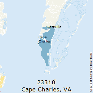 Cape_Charles,Virginia County Map