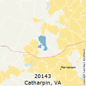 Catharpin,Virginia County Map