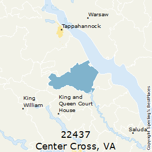 Center_Cross,Virginia County Map