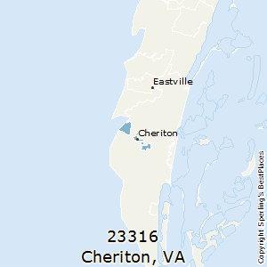 Cheriton,Virginia County Map