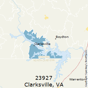 Clarksville,Virginia County Map