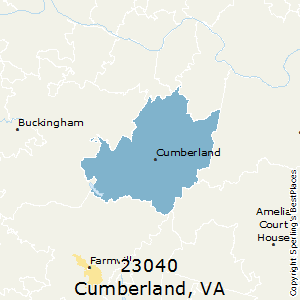 Cumberland,Virginia County Map