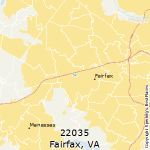 Fairfax,Virginia County Map