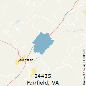 Fairfield,Virginia County Map