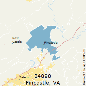 Fincastle,Virginia County Map