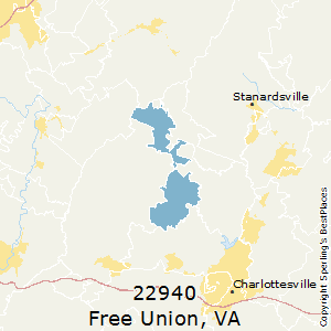 Free_Union,Virginia County Map