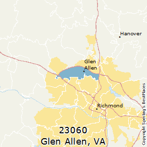Glen_Allen,Virginia County Map