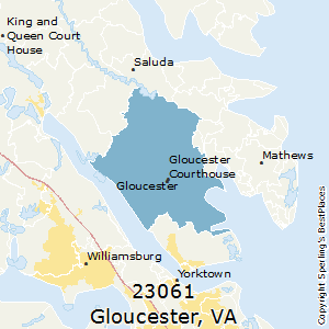 Gloucester,Virginia County Map