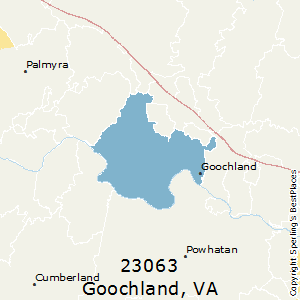 Goochland,Virginia County Map