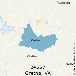 Gretna,Virginia County Map