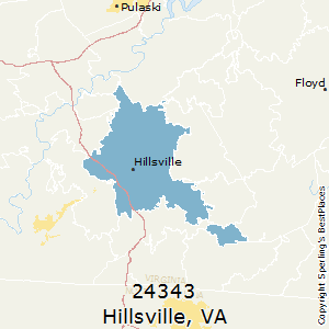 Hillsville,Virginia County Map