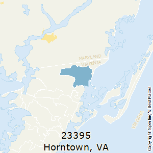 Horntown,Virginia County Map