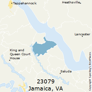 Jamaica,Virginia County Map