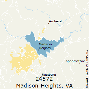 Madison_Heights,Virginia County Map