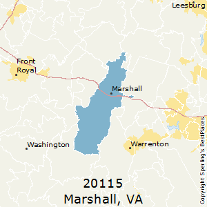 Marshall,Virginia County Map