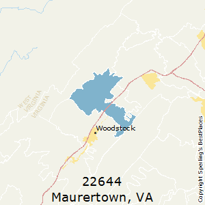 Maurertown,Virginia County Map