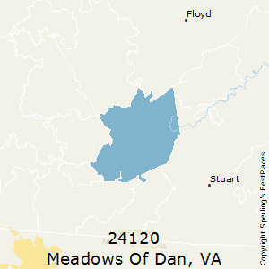 Meadows_of_Dan,Virginia County Map