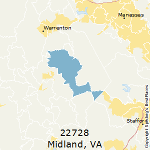 Midland,Virginia County Map