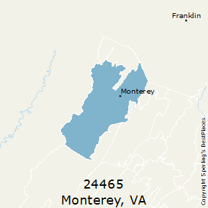 Monterey,Virginia County Map