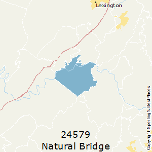 Natural_Bridge_Station,Virginia County Map