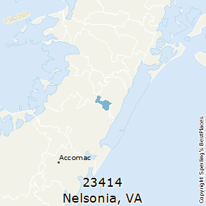 Nelsonia,Virginia County Map