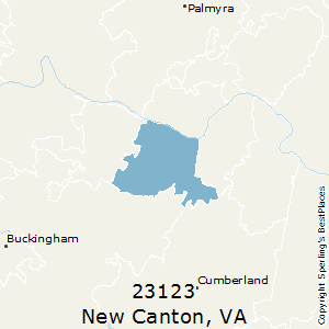 New_Canton,Virginia County Map