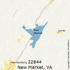 New_Market,Virginia County Map