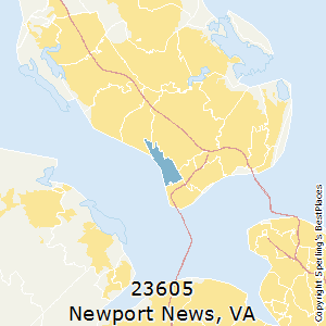Newport_News,Virginia County Map