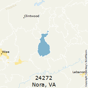 Nora,Virginia County Map