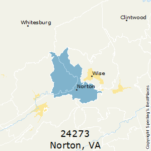 Norton,Virginia County Map