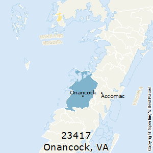 Onancock,Virginia County Map