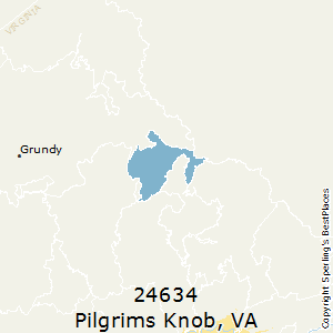 Pilgrims_Knob,Virginia County Map