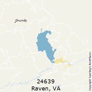 Raven,Virginia County Map