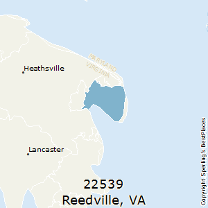 Reedville,Virginia County Map